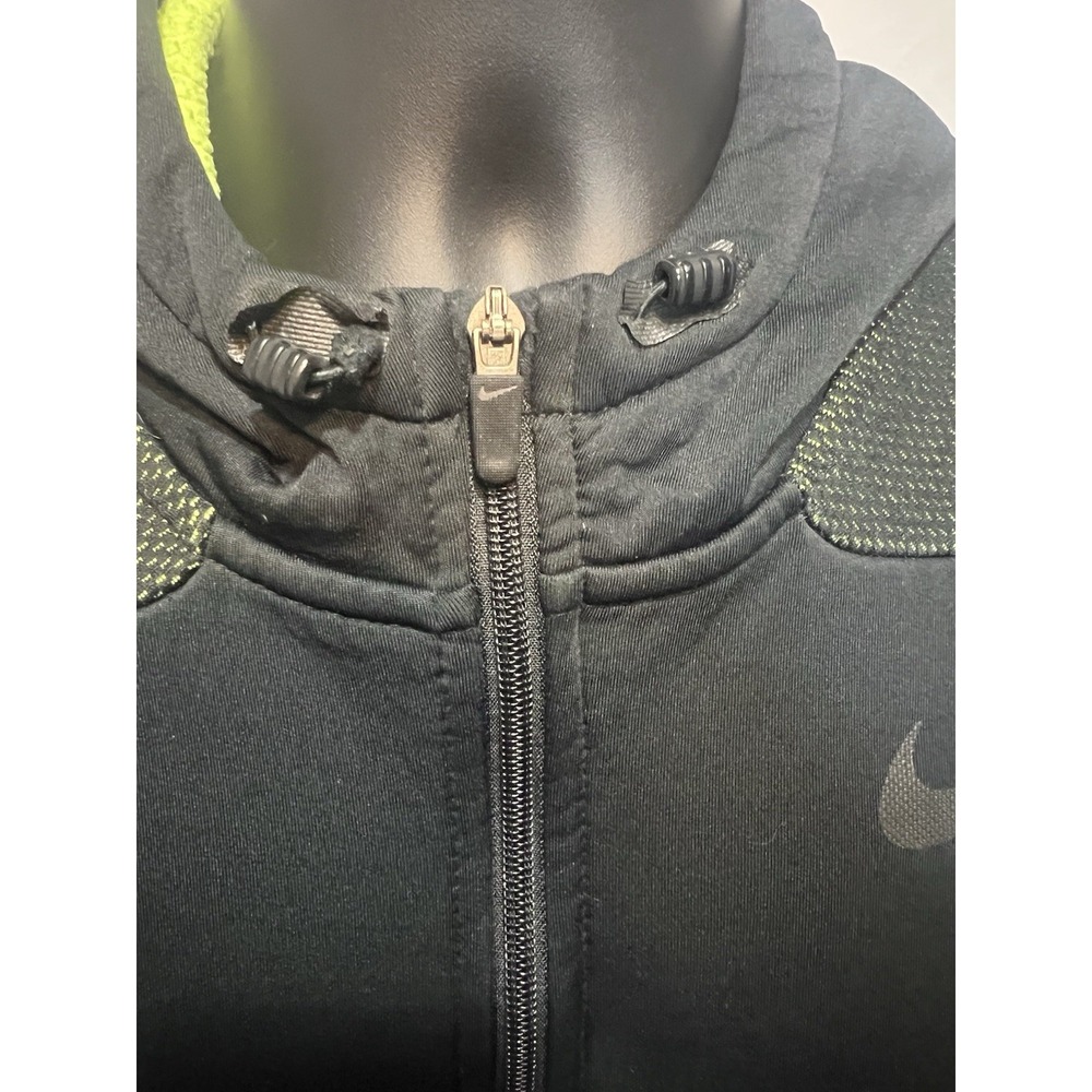 Nike Men's ThermaFit Sphere Scuba Max Full Zip Jacket Mens XL 644314 Black/Green - Picture 3 of 12